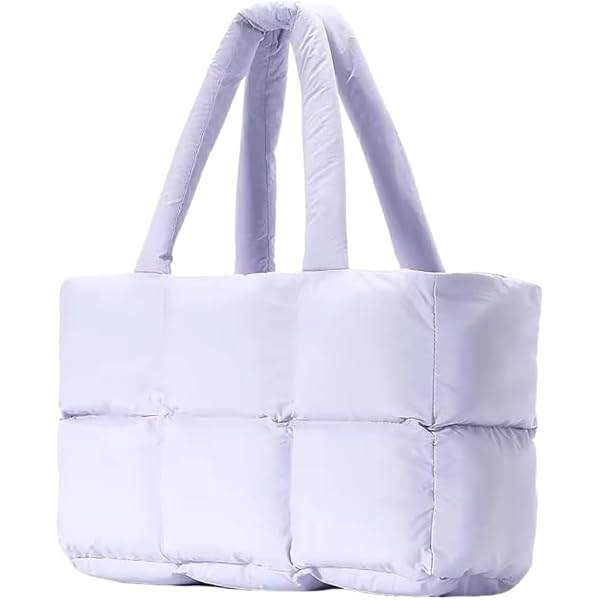 Buy OWGSEE Puffer Tote Bag, Soft Puffy Bags for Women Light Winter